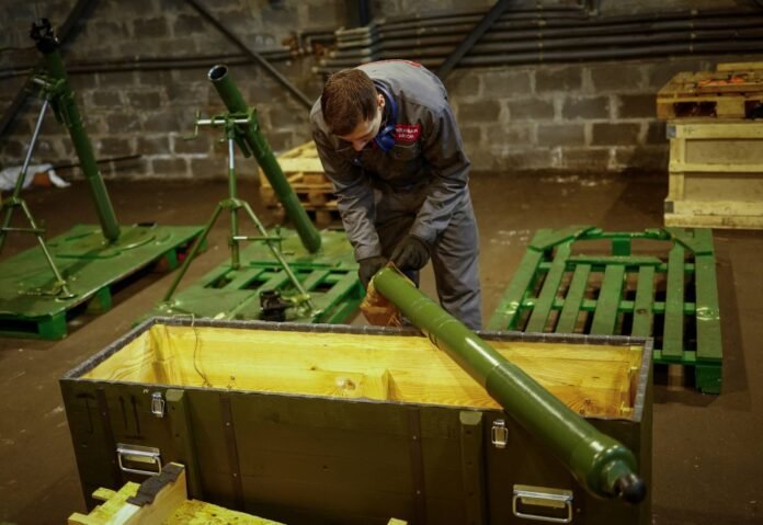 Money shortages and attacks are taking their toll on Ukraine's growing arms sector

