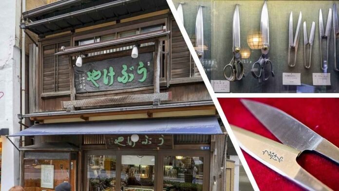 Traditional Japanese knife shop in Tokyo's Ningyocho district dates back to the Edo period

