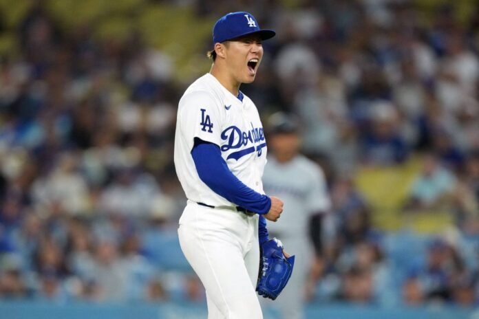 Dodgers' Yoshinobu Yamamoto finds rhythm on the mound after an early stumble

