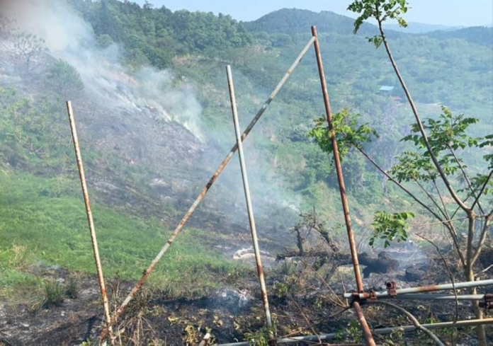 Efforts to extinguish the forest fires in Yamagata continue

