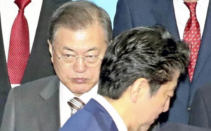 Former South Korean President Moon Jae-in voices Japan's Shinzo Abe in Memoir

