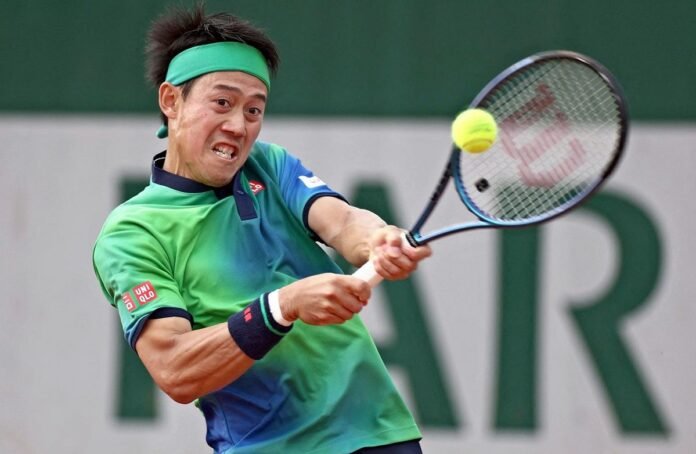  Kei Nishikori weathers tough French Open opener with 5-set win over Canadian qualifier;  Marks first appearance at Roland Garros in 3 years

