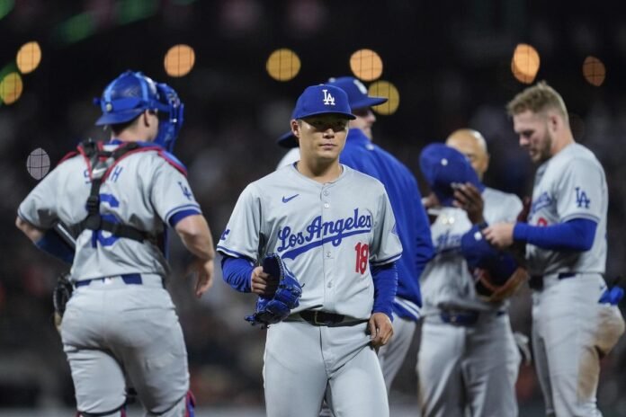 MLB: Yoshinobu Yamamoto gives up four runs and strikes out six, Shohei Ohtani has 2 Hits and 1 RBI: Dodgers Past the Giants 6-4 in 10 innings

