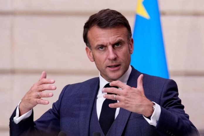 Macron has Ukrainian troops deployed if the front line is broken


