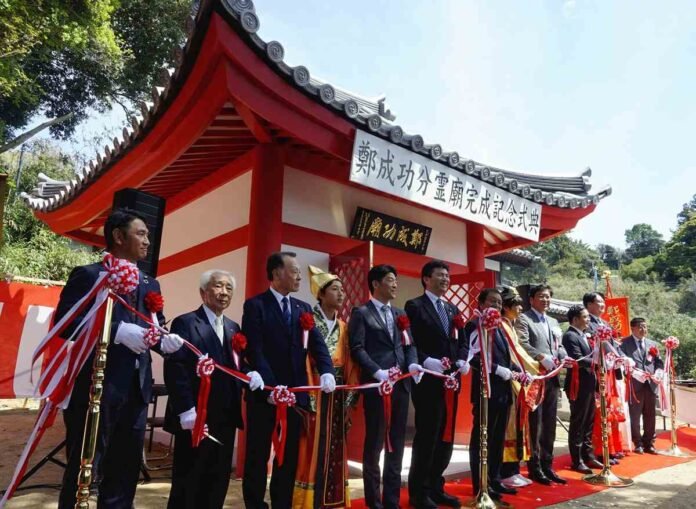 Nagasaki: Japanese-born great figure in Taiwan's history honored at new shrine in his hometown

