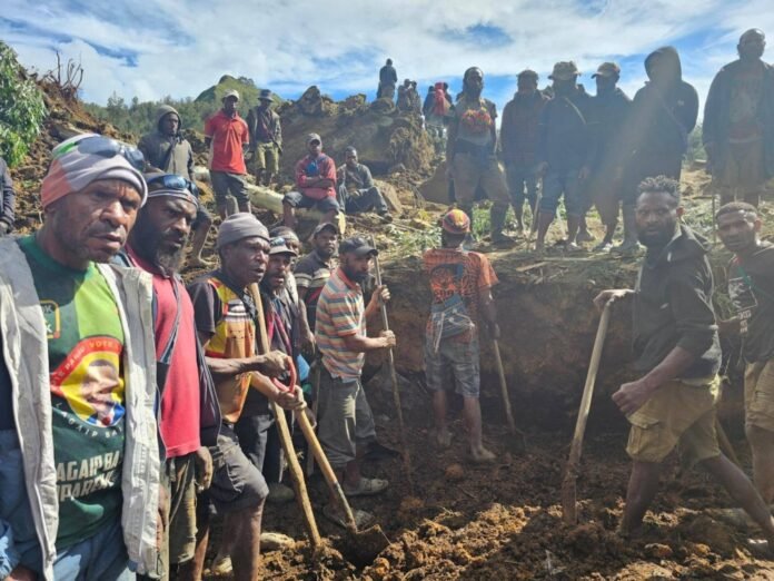 Rescue efforts continue in Papua New Guinea after a deadly landslide

