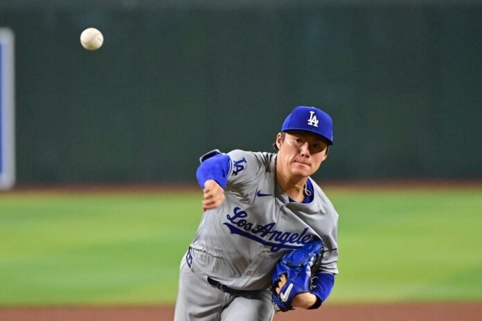 Yoshinobu Yamamoto pitches six scoreless innings and Pages hits a 2-run homer to lead Dodgers over D-backs 8-0

