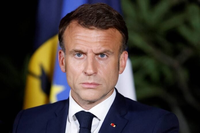 A Pacific island going up in flames diminishes Macron's global ambition

