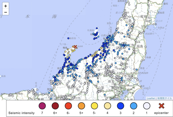 A powerful earthquake shakes the hard-hit area of ​​Japan's Noto Peninsula

