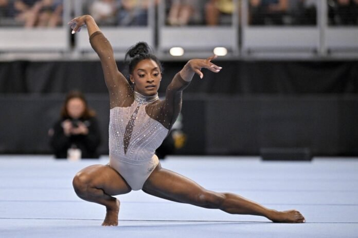 Biles continues the Olympic build with the latest USA Gymnastics title

