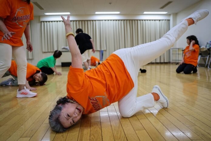 Inspired by debut at the Olympics, Japanese seniors blaze a trail in breakdance

