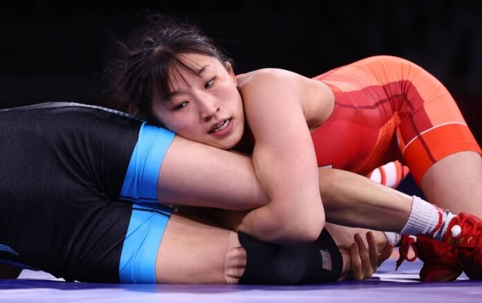 Wrestler Yui Susaki, who won gold in the women's 50 kilogram weight class at the Tokyo Games, is among the Japanese athletes tipped to repeat as Olympic champions in Paris. 