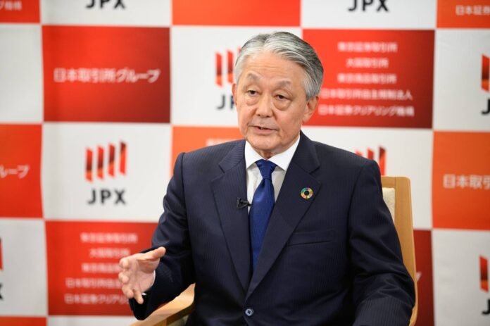JPX CEO Hiromi Yamaji says the number of companies in the Topix index will be reduced to about 1,200 in the next review of the index, in 2028. 