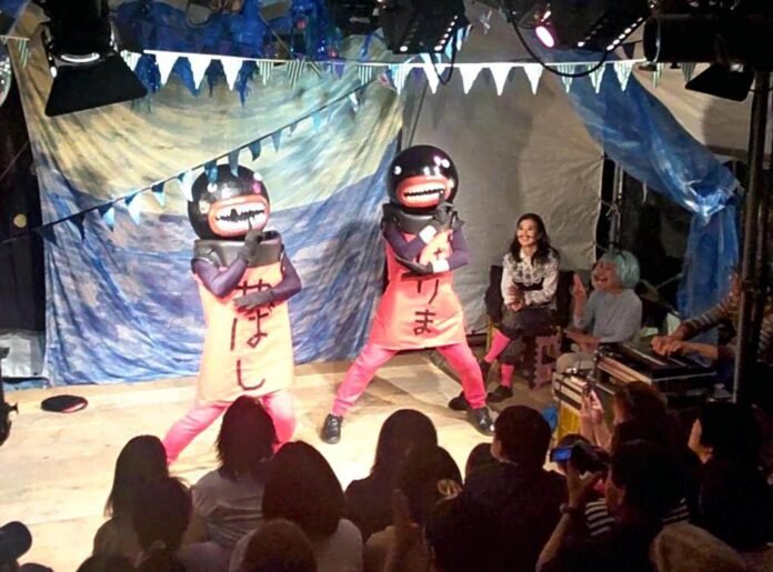 Kochi: Popular creepy characters sing and dance for disaster prevention

