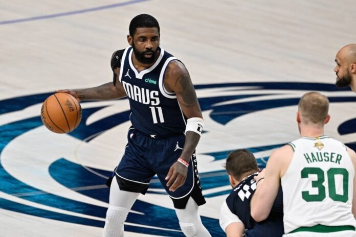 Mavericks star Kyrie Irving focused on Game 5 as the NBA Finals returned to Boston

