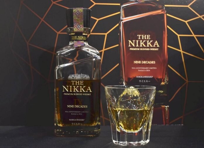  Nikka launches limited edition 'Nine Decades' whiskey to mark 90th anniversary;  Suggested retail price ¥330,000

