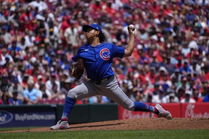  Shota Imanaga allows two runs in 6 2/3 with seven strikeouts, Seiya Suzuki goes 3 for 5 with a double and run;  Cubs beat Reds 4-2


