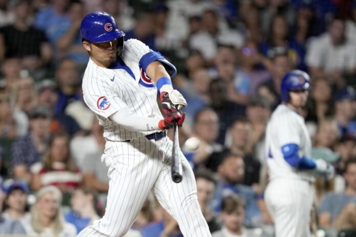 Chicago Cubs' Seiya Suzuki hits a three-run home run in the ninth inning; Phillies beat Cubs 6-4

