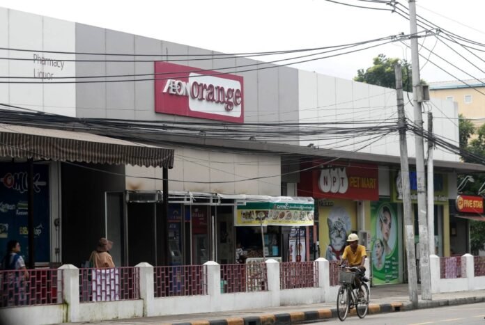 A supermarket in Yangon operated by Aeon 