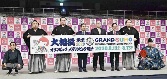 The Sumo Scene / Although not part of the Olympic calendar, the sport has a history of connections to the Games

