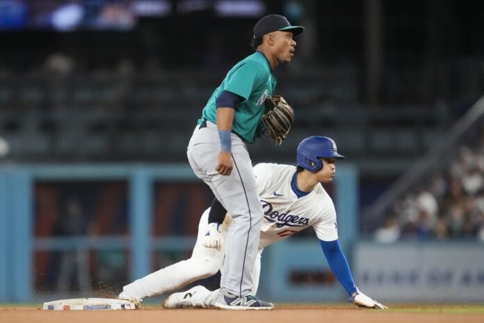 Dodgers beat Mariners 8-4 to complete 3-game sweep and Shohei Ohtani steals 39th base of the season

