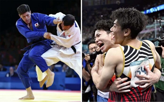 Japan's Olympic gold rises to 8 at Paris Games; Oka wins all-around gymnastics, Murao takes silver in judo

