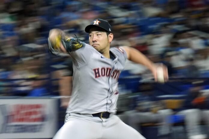 MLB: Yusei Kikuchi allows just one run on three hits in 5 2/3 innings; Astros beat Rays 3-2

