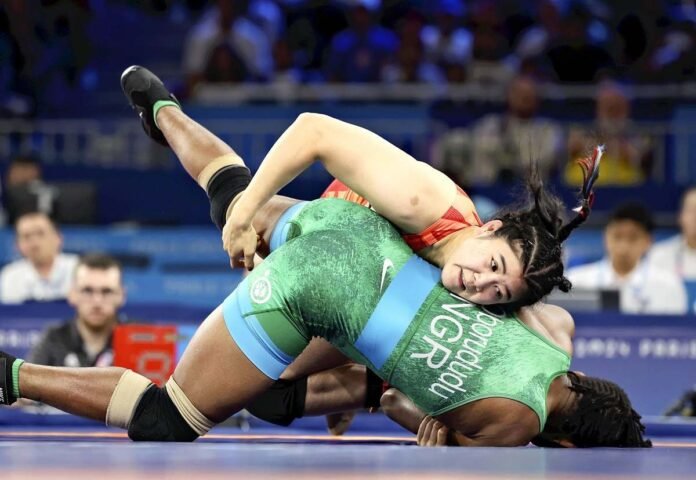 Nonoka Ozaki wins bronze in 68kg freestyle wrestling; already targeting gold at the Los Angeles Olympics

