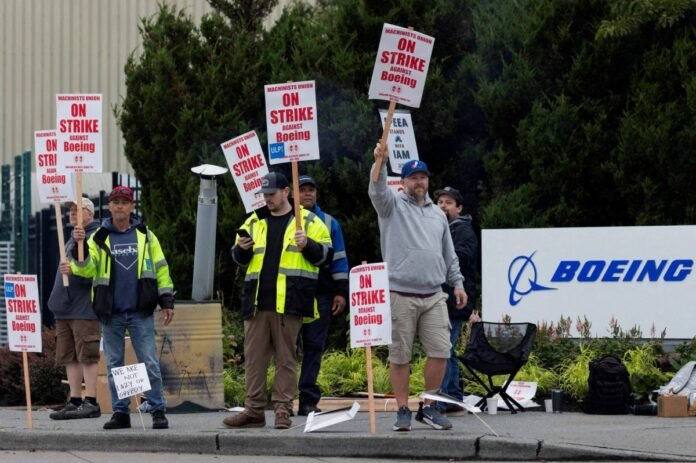 Boeing sends thousands of workers home after no progress has been made in resolving the strike

