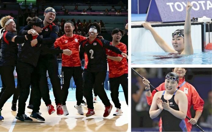 Japan reaches goalball final at Paris Paralympic Games; also secures places in 2 wheelchair tennis finals

