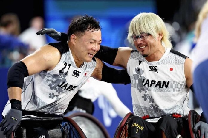 Japan wins first gold in wheelchair rugby; team captain survives car crash that leaves 75% of his body burned

