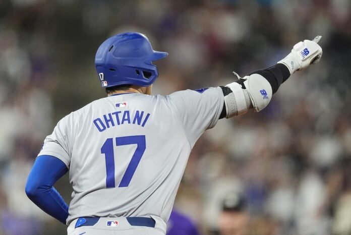 Shohei Ohtani launches homer No. 54, steals 57th base as NL West champion Dodgers Power by Rockies 11-4

