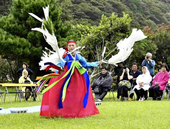 Nagasaki: Ceremony for the victims of the Korean massacre in Jeju on Tsushima

